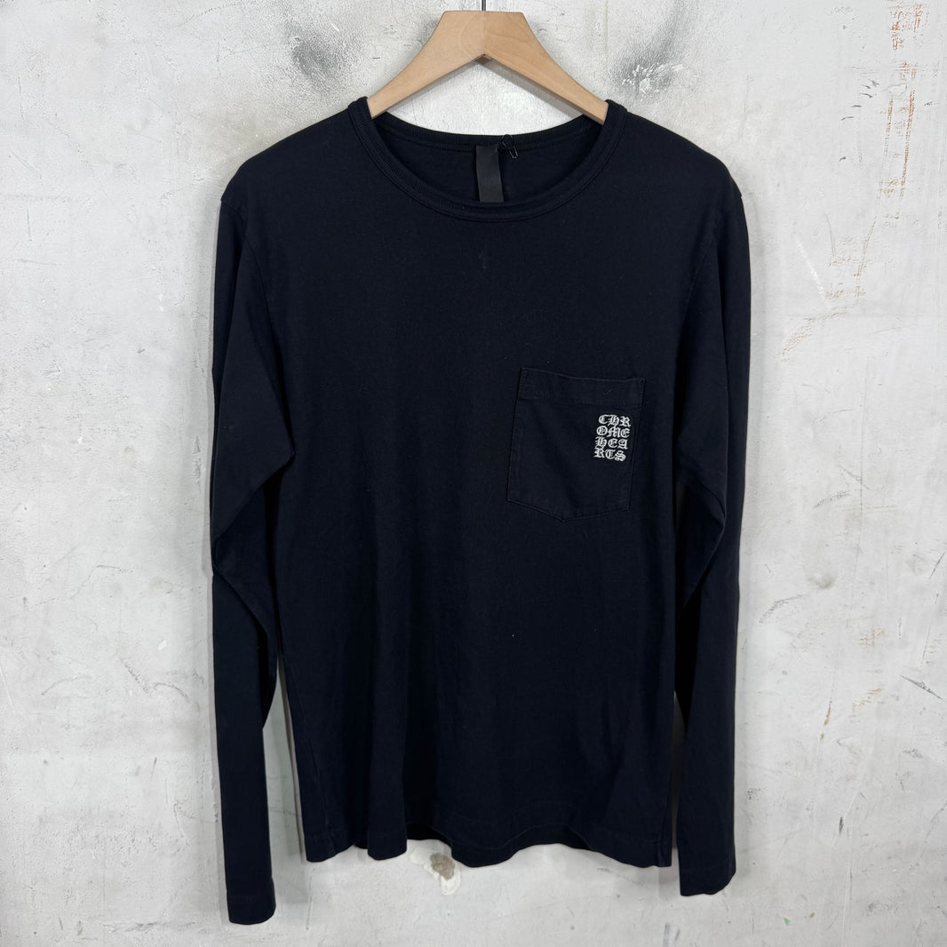 Chrome Hearts Eyechart Cut n Sew  L/S T-Shirt