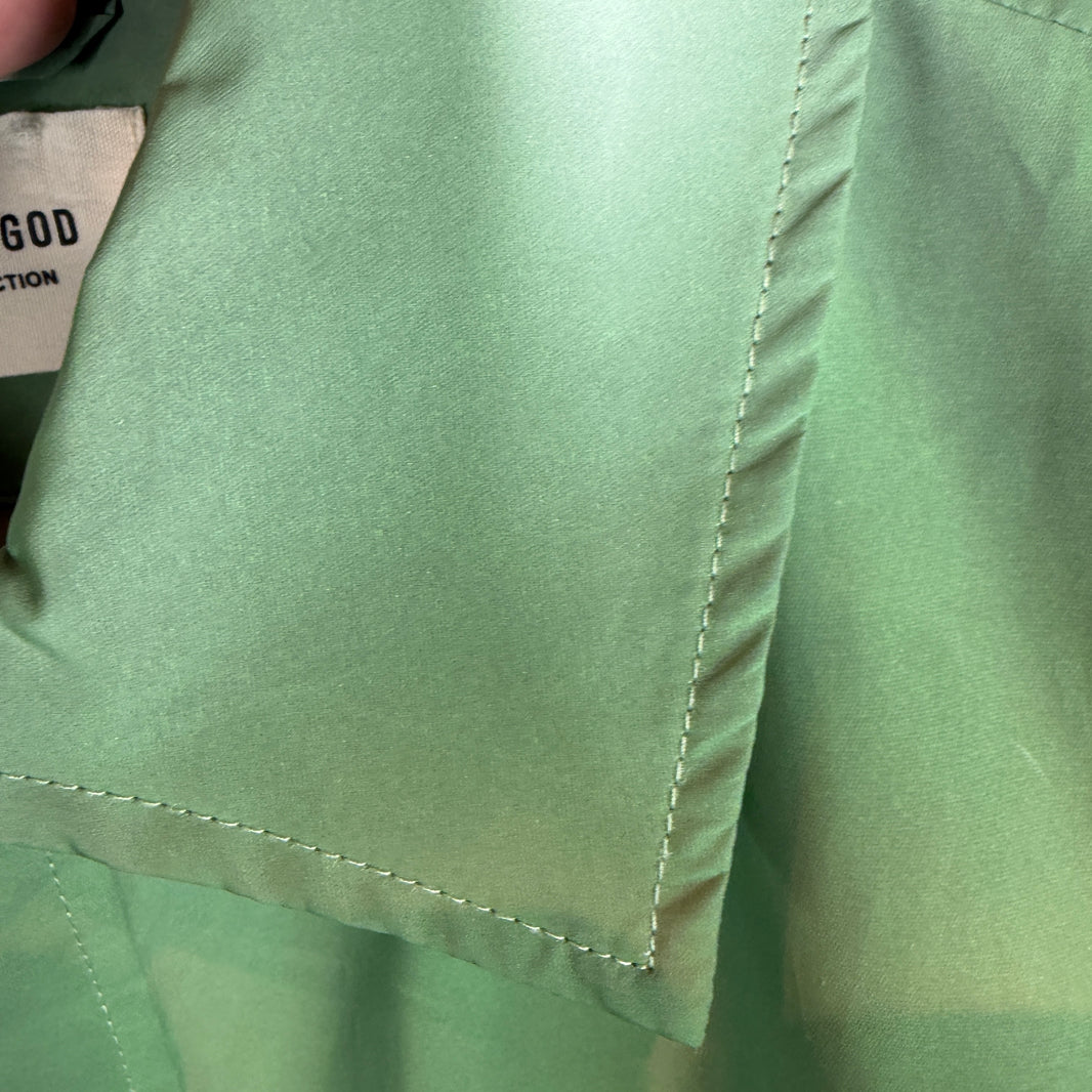 Fear of God Green 3M Reflective Snap Button S/S Shirt