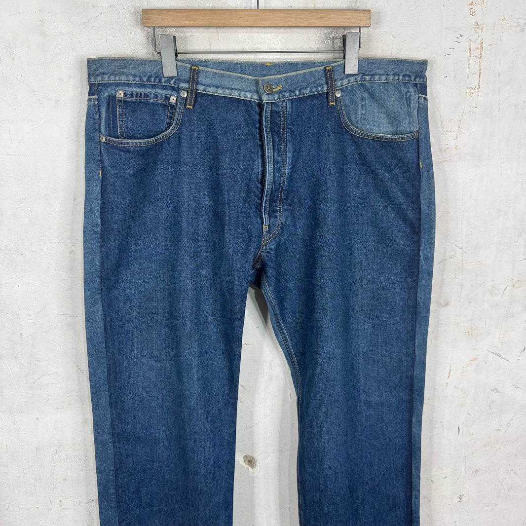 Margiela Two Toned Straight Legged Jeans