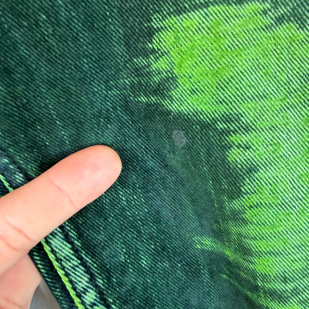 Marni Green Flared Denim Jeans