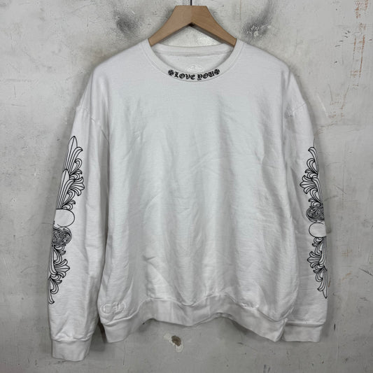 Chrome Hearts Love You Heart Crewneck