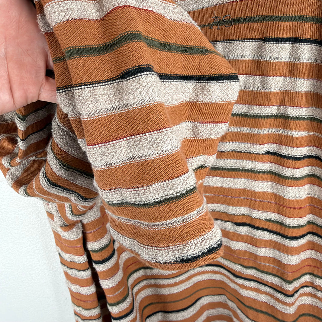 Acne Studios Orange Stripe Polo L/S Shirt
