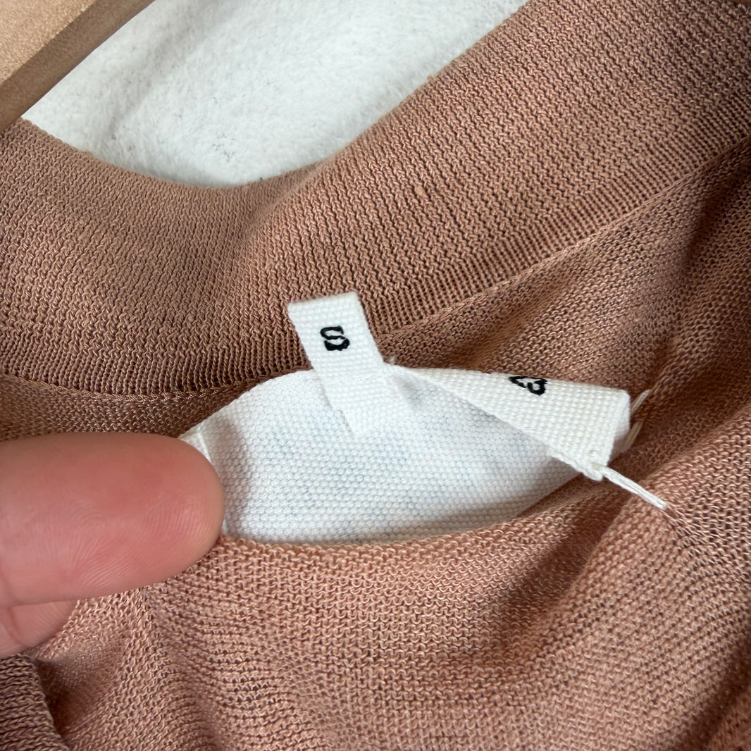 Margiela Pink Linen Polo T-Shirt