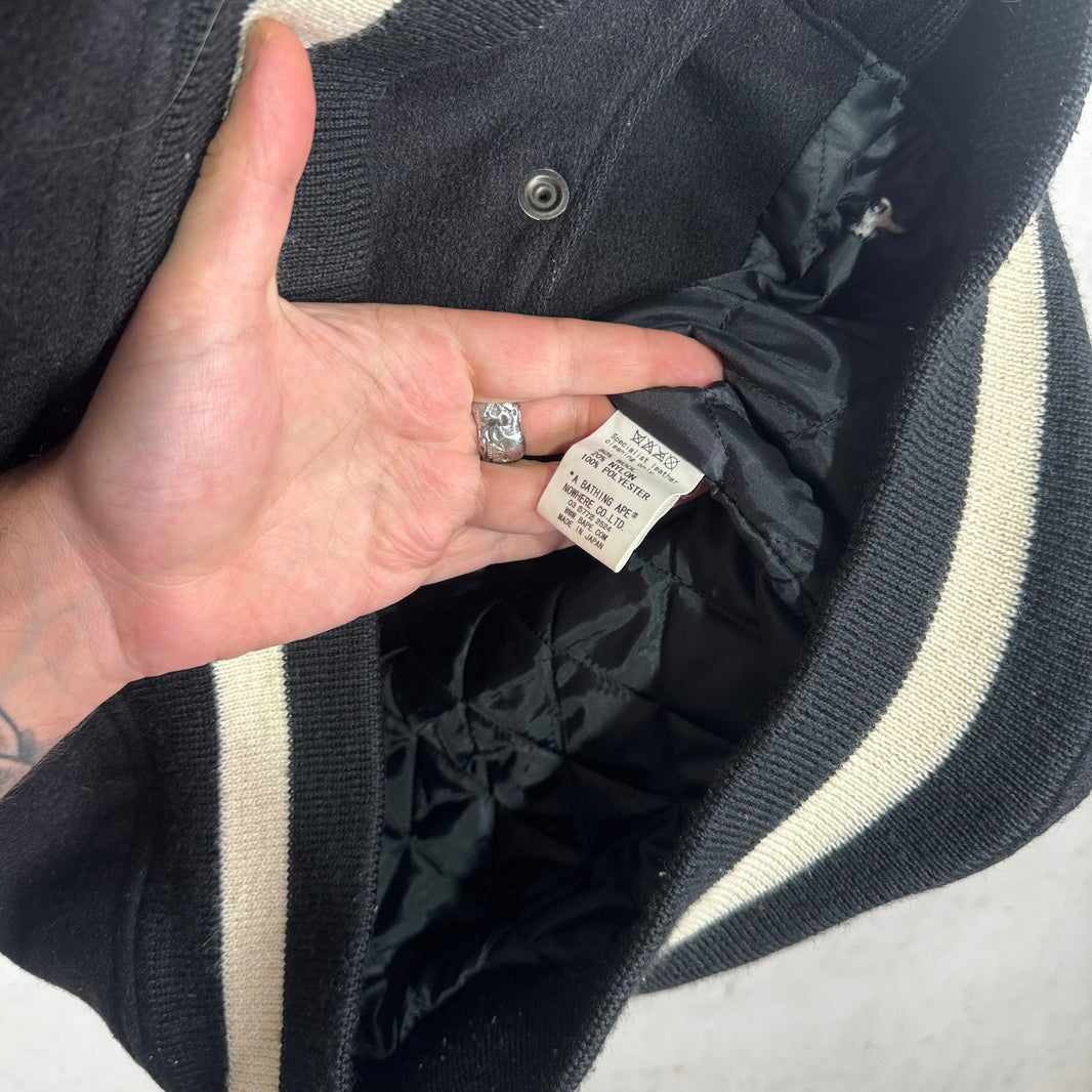 Bape x Stussy Varsity Jacket