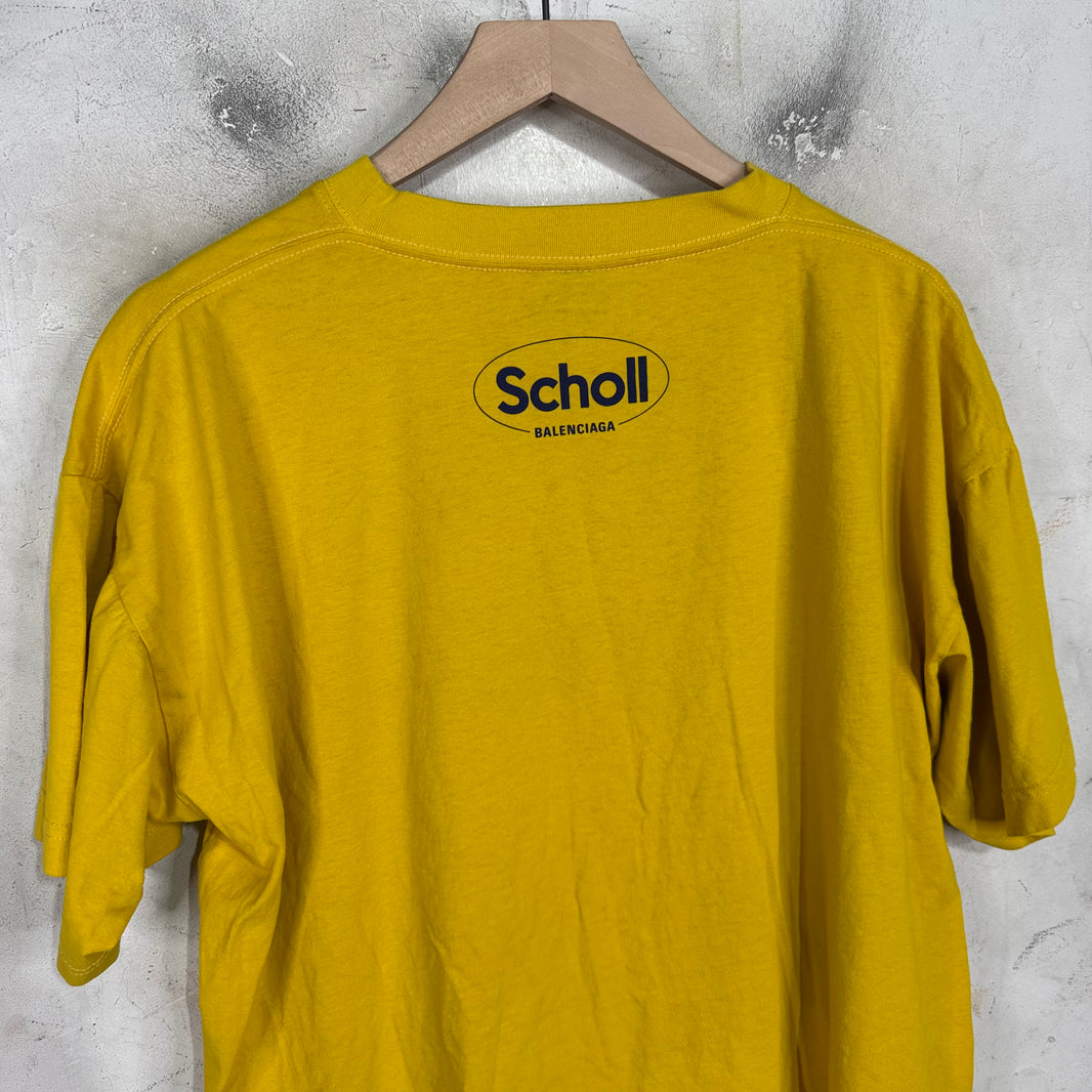 Balenciaga Yellow Scholl T-Shirt