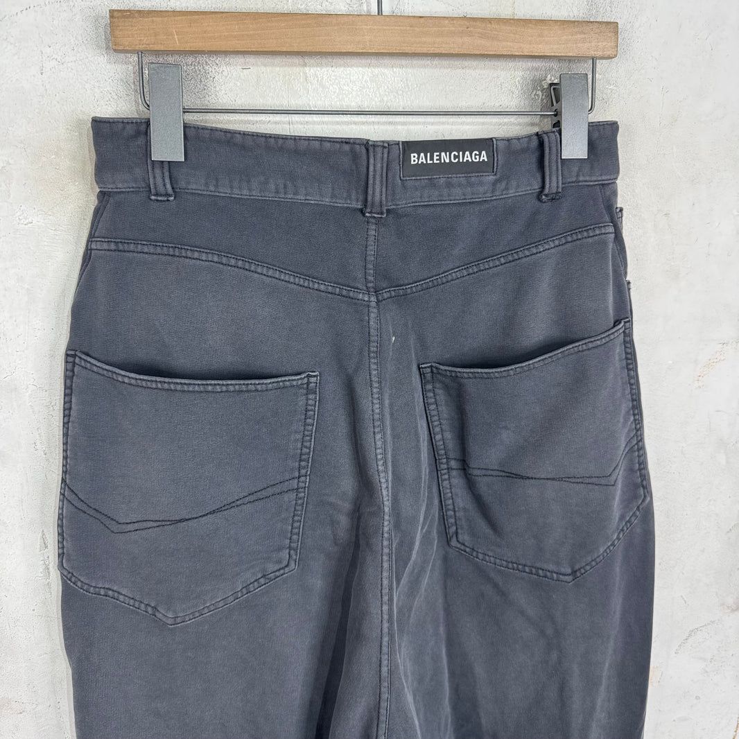 Balenciaga Faded Sweatpant Jeans