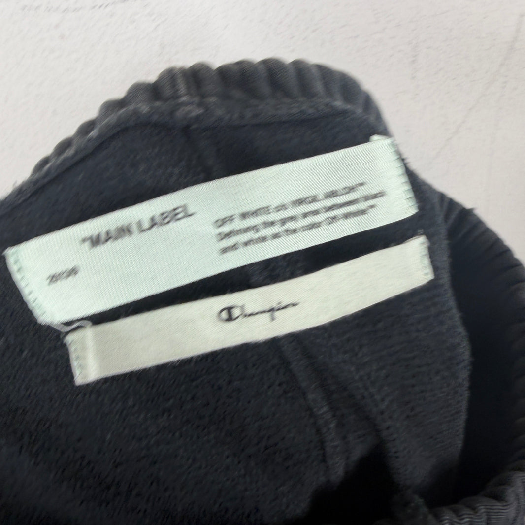 Off White Champion Black Sweatpants