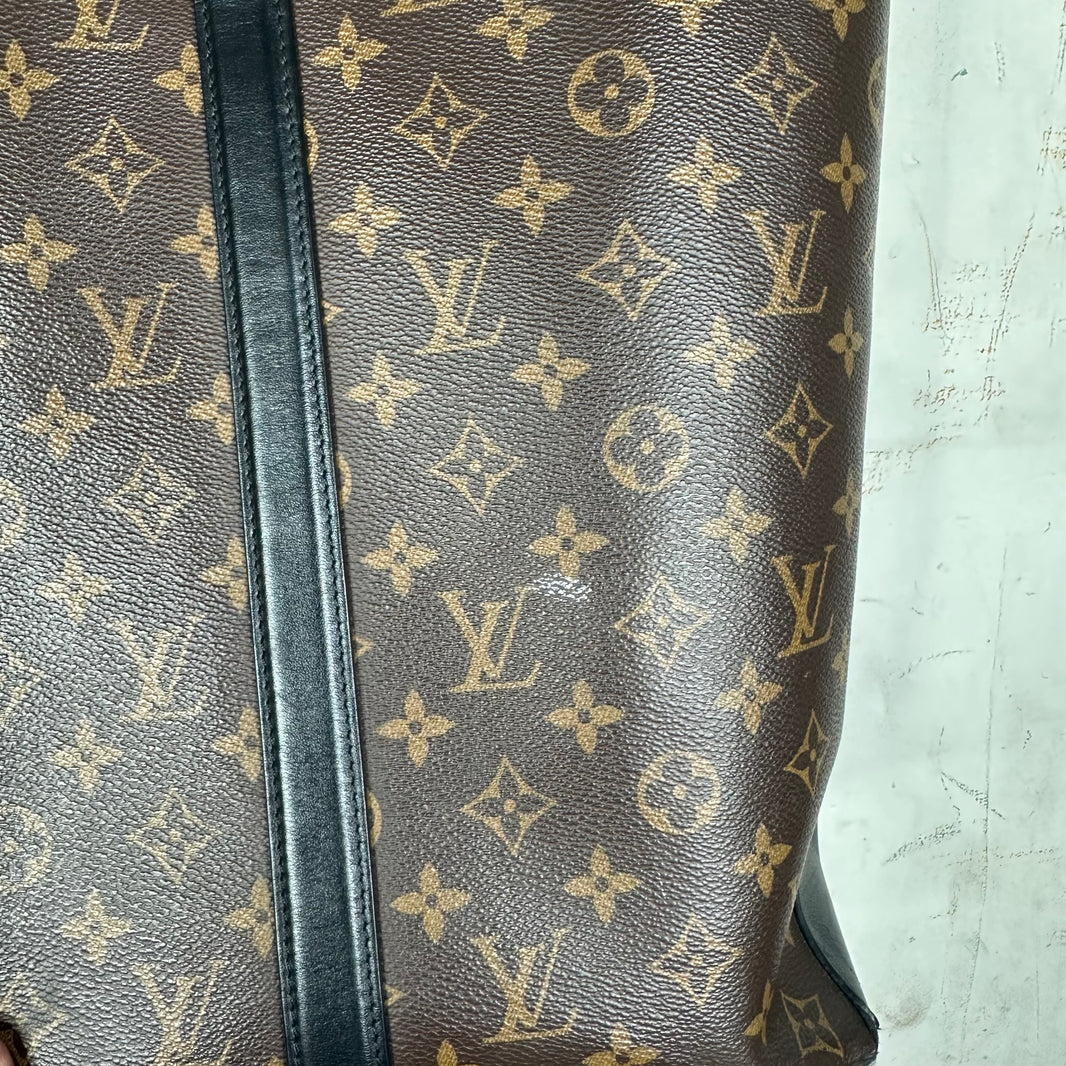 Louis Vuitton Monogram Black Tote Bag
