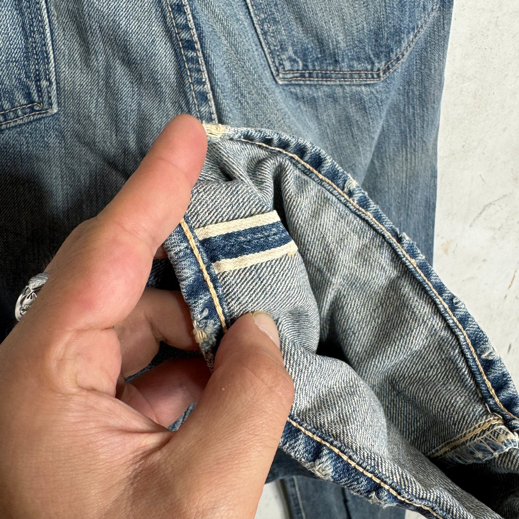 Levis Japanese Market Distressed Redline 501's