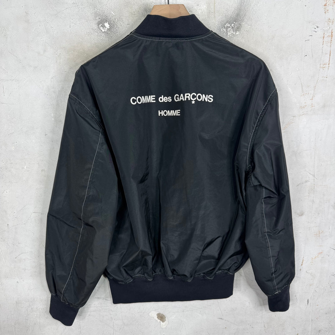 CDG Contrast Stitched Homme Print Jacket