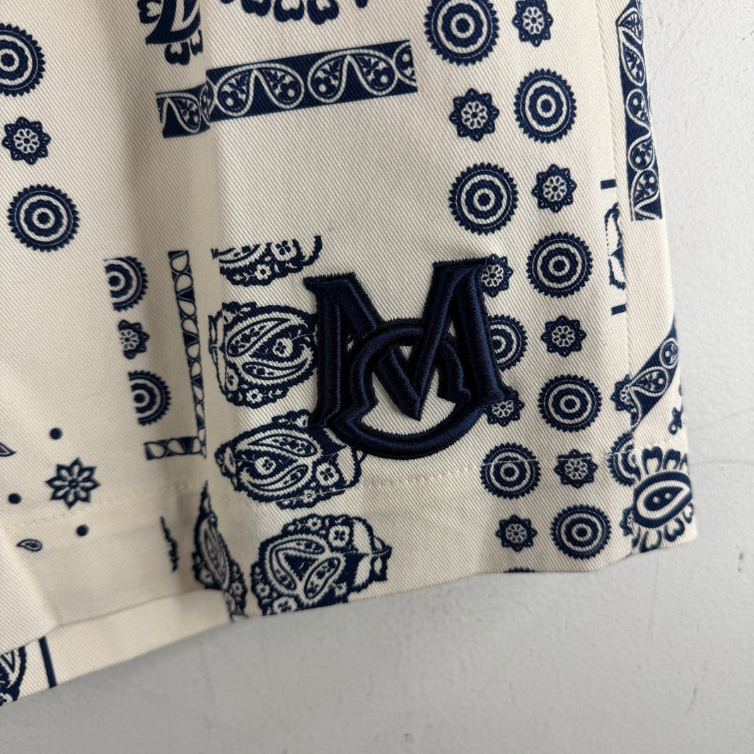 Moncler Paisley Shorts