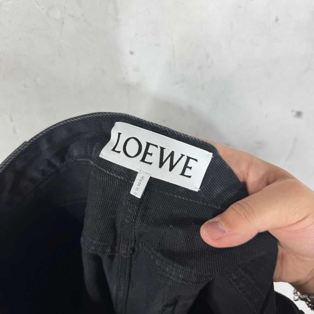 Loewe Black Anagram Jeans
