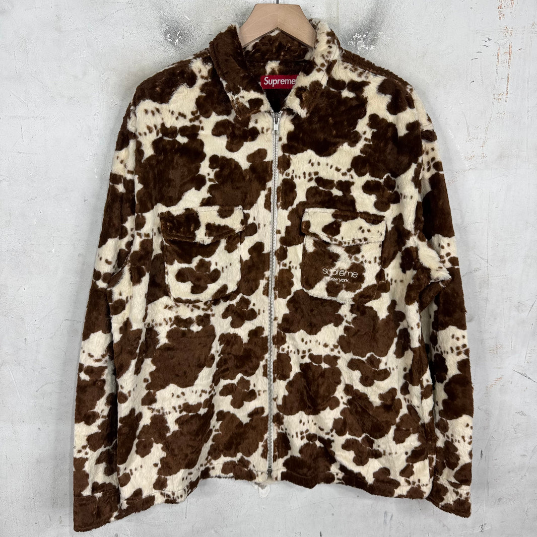 Supreme Faux Cow Print Overshirt
