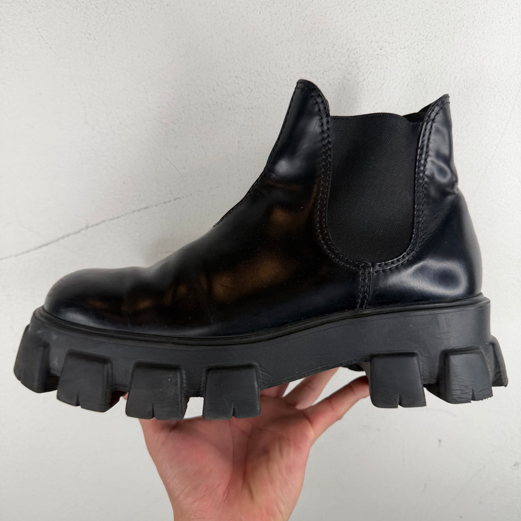 Prada Monolith Chelsea Boots