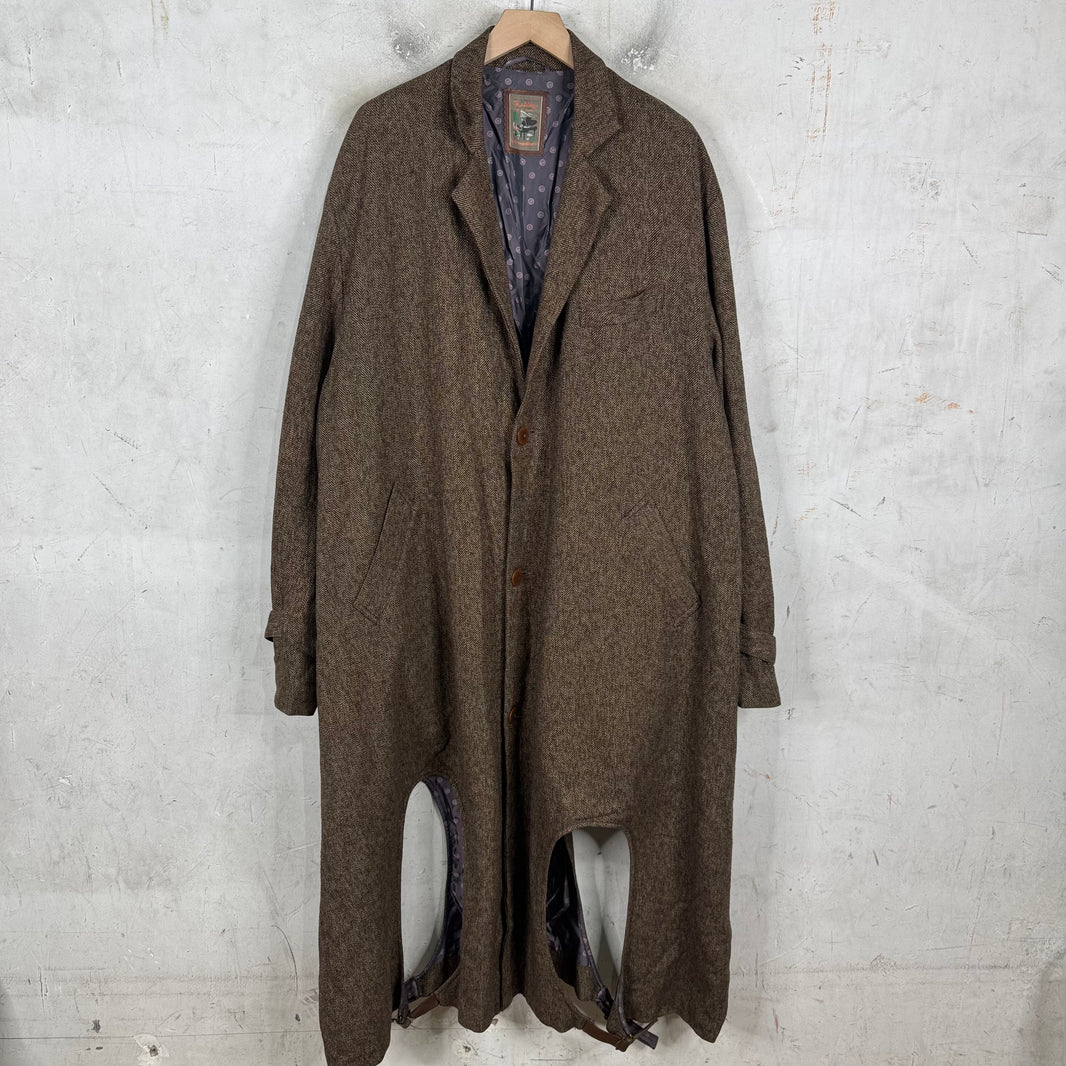 Kapital Tweed Piano Farm Trench Coat