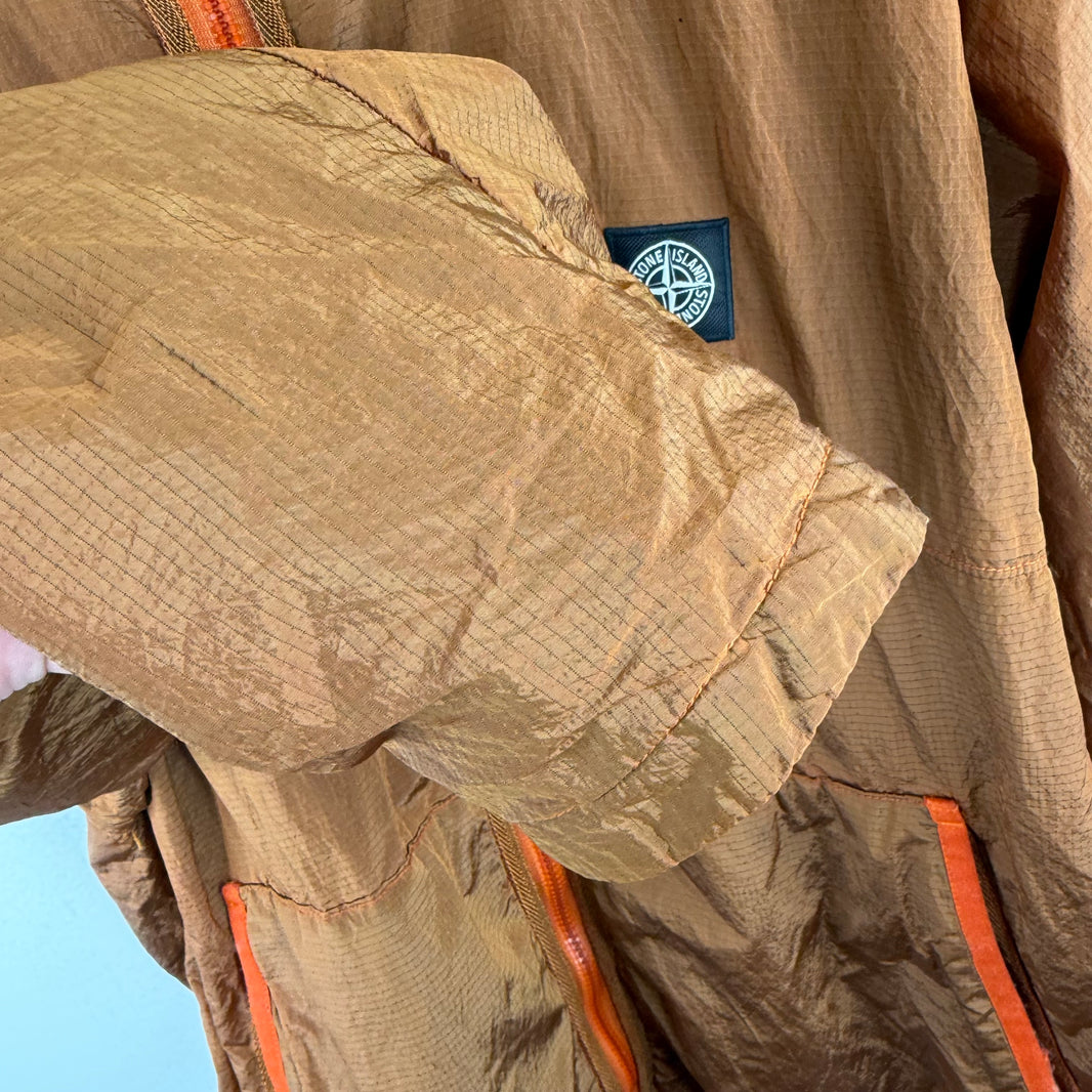 Stone Island Orange Hooded Jacket