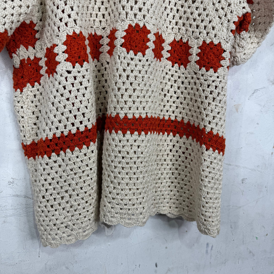 Bode Sun Spot Crochet Shirt