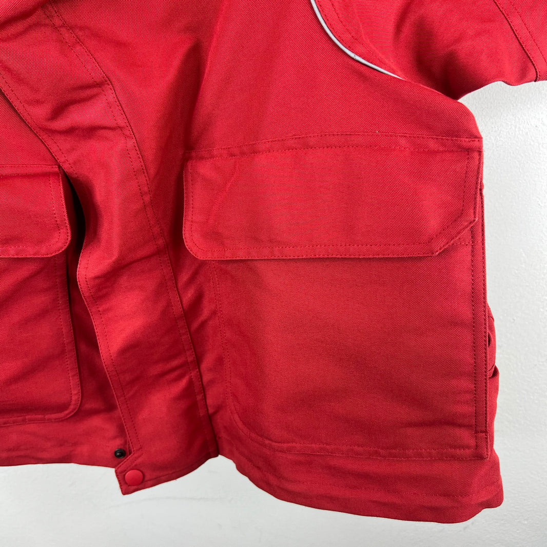 Balenciaga Red Swing Parka Jacket