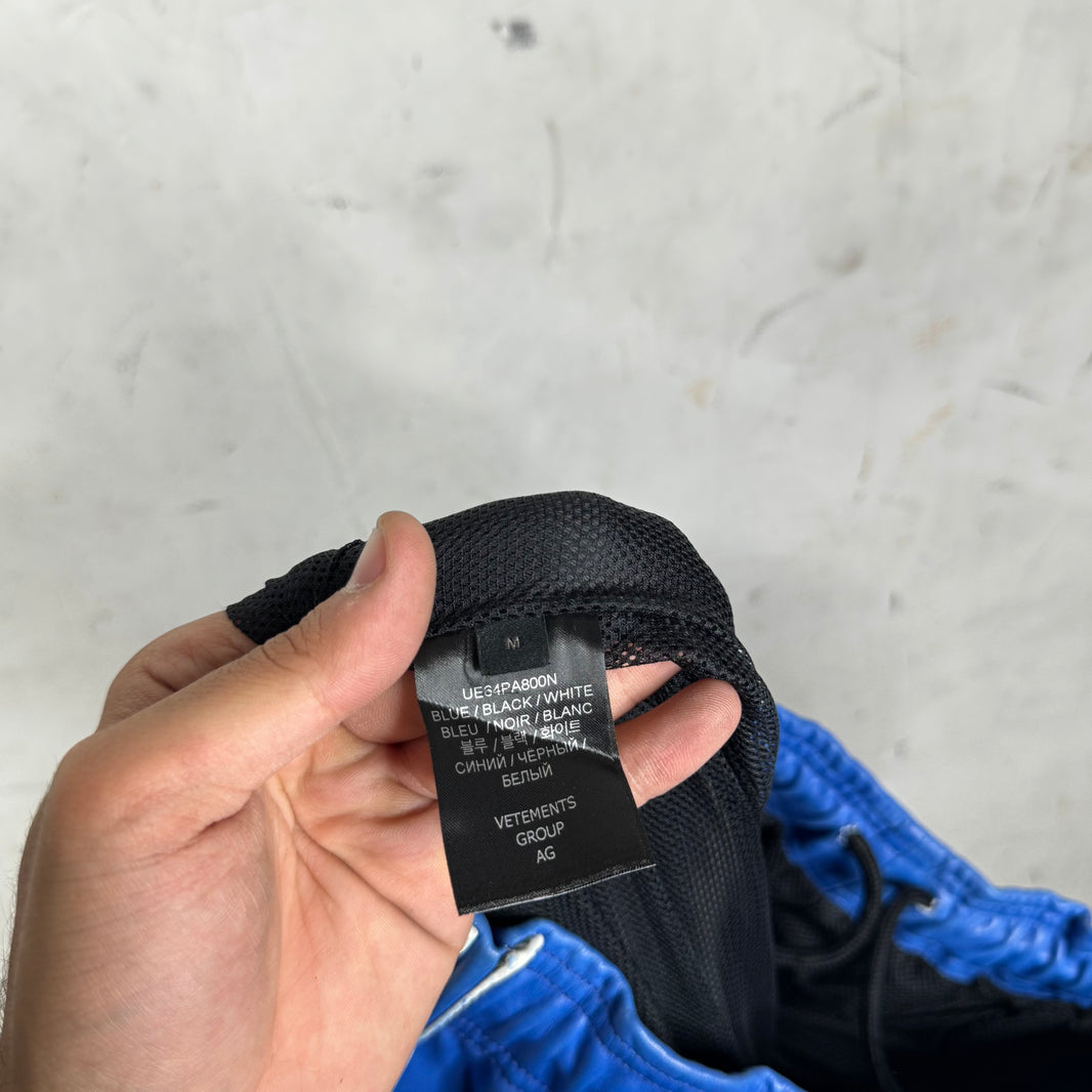 Vetements Leather Paneled Wide Pants