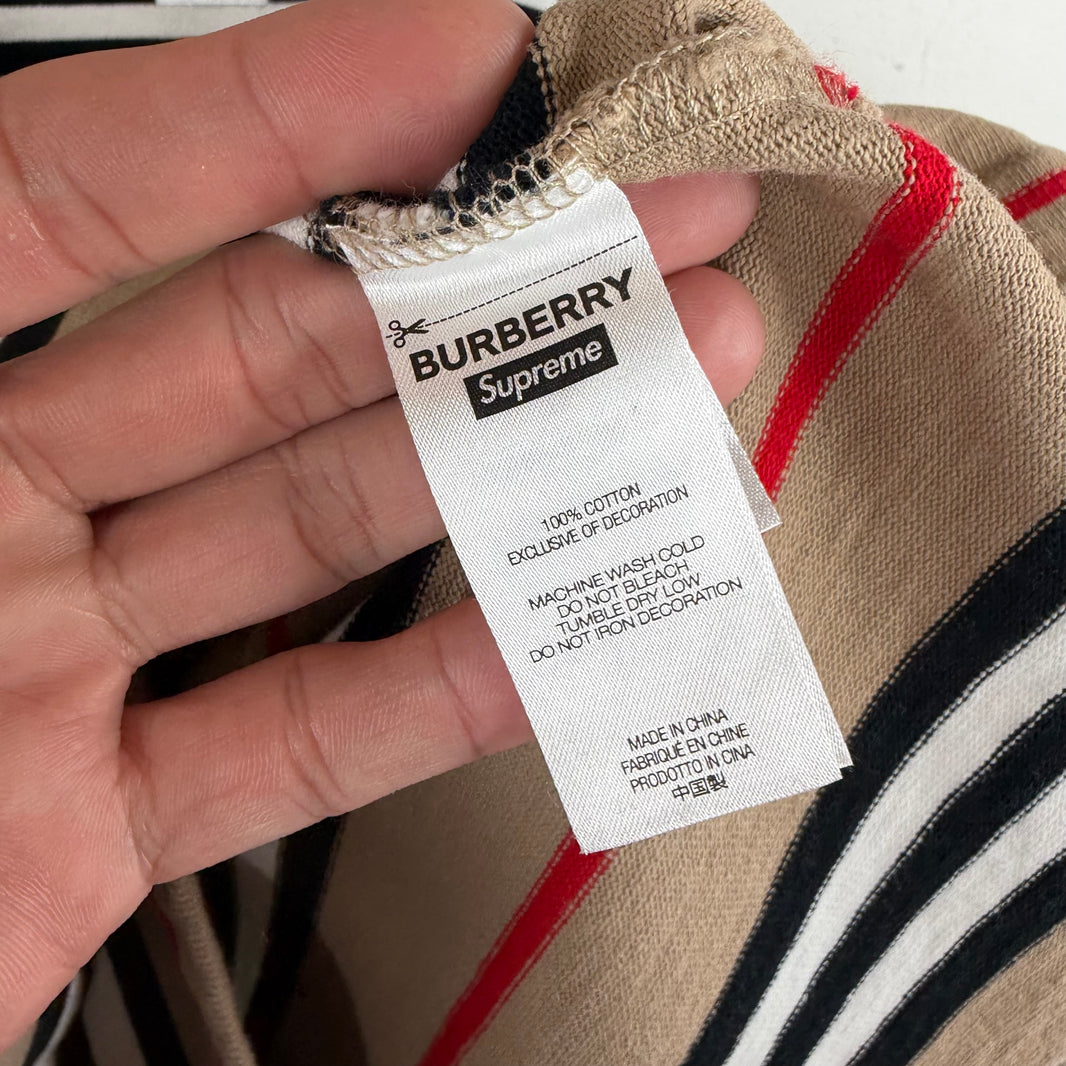 Supreme Burberry Rugby Shirt