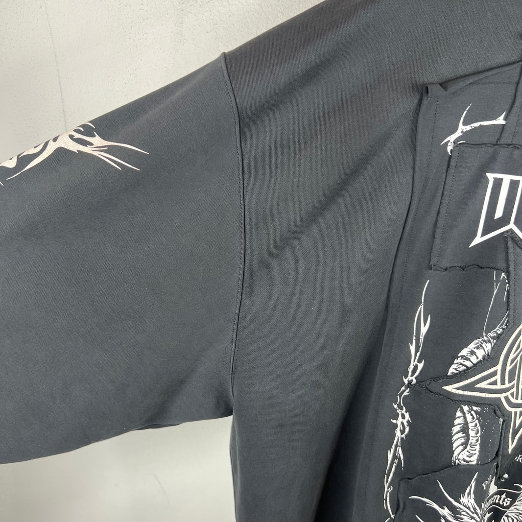 Vetements J'Adore Metal Hoodie