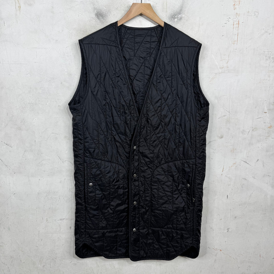 Rick Owens Quilted Snap Vest