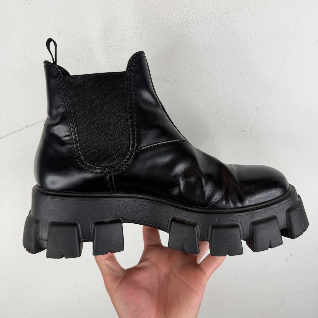 Prada Chelsea Monolith Boots