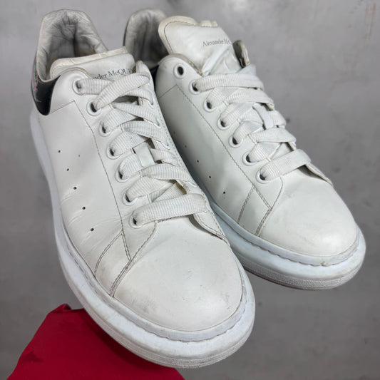 Alexander McQueen Oversized Sneaker White/Metallic