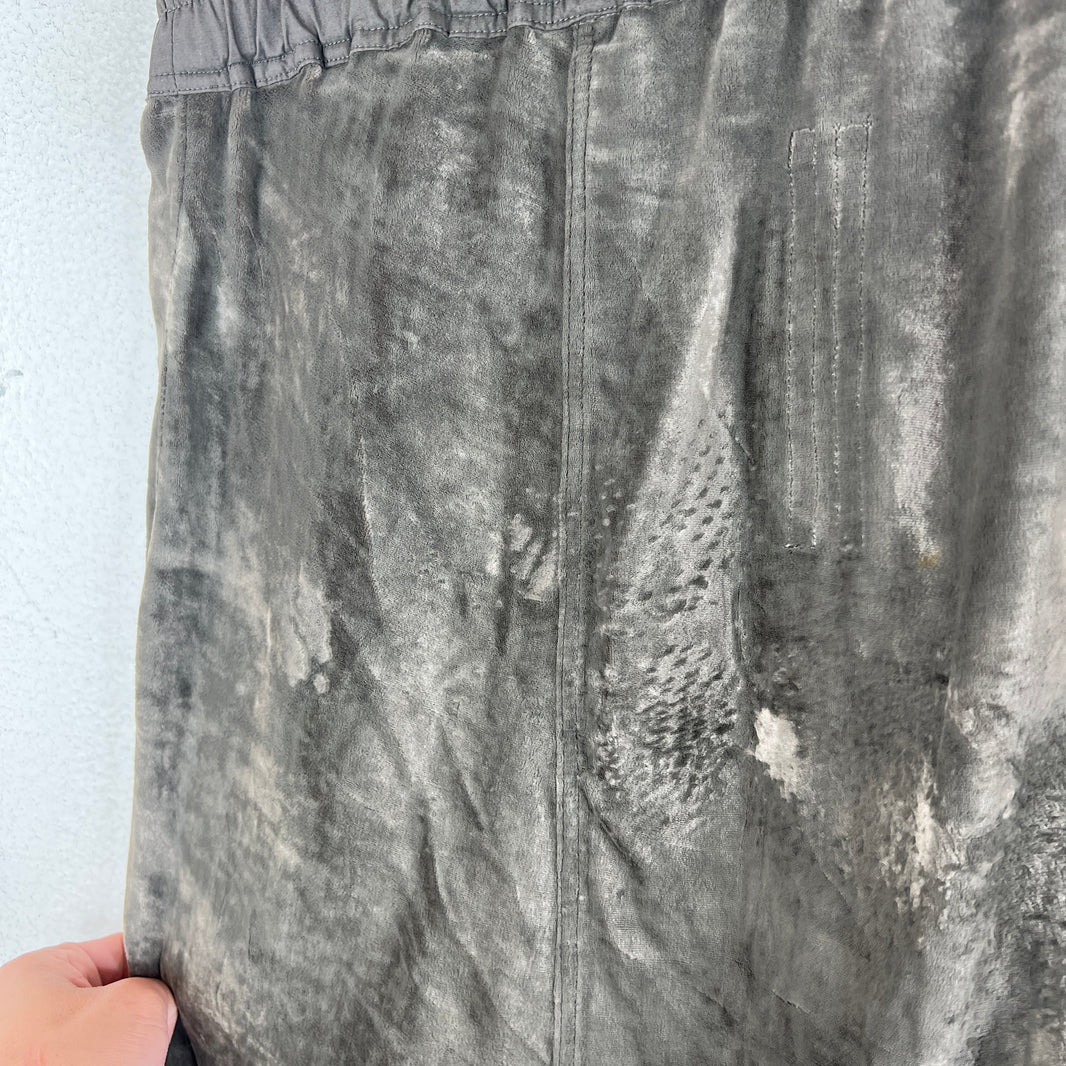Rick Owens Gray Drop Crotch Trousers