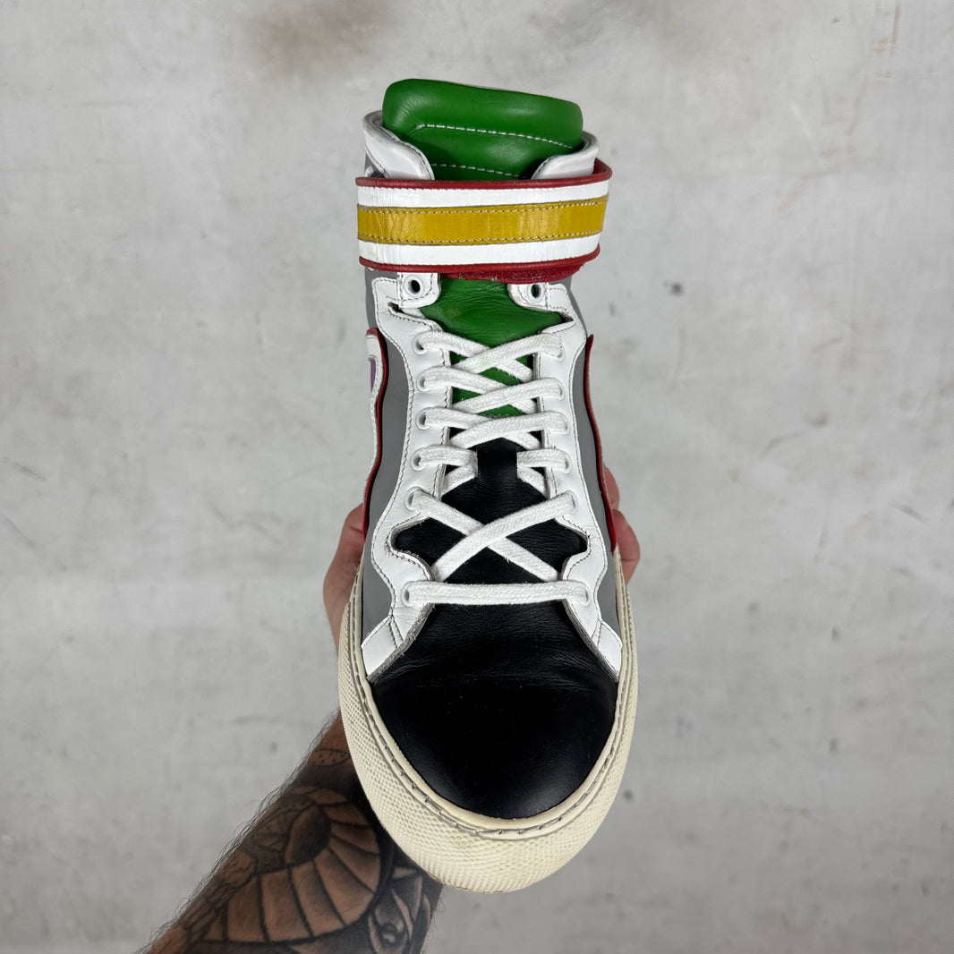 Pierre Hardy Multicolor Strapped Mid Sneakers