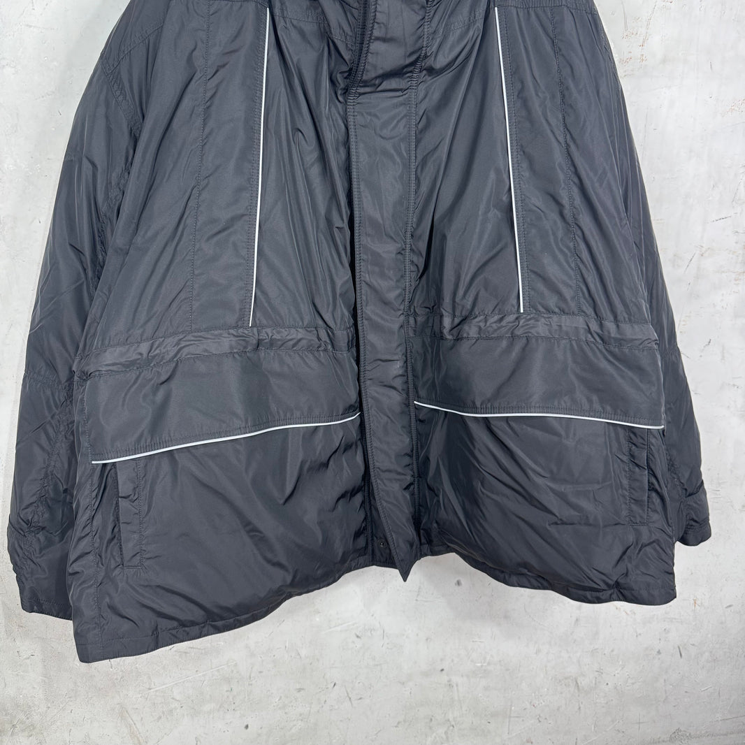 Balenciaga Black/Red Puffer Jacket