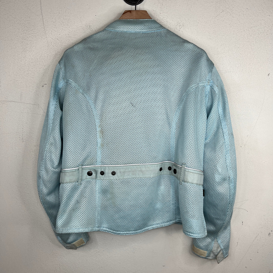 Vintage Joe Rocket Baby Blue Moto Padded Mesh Jacket