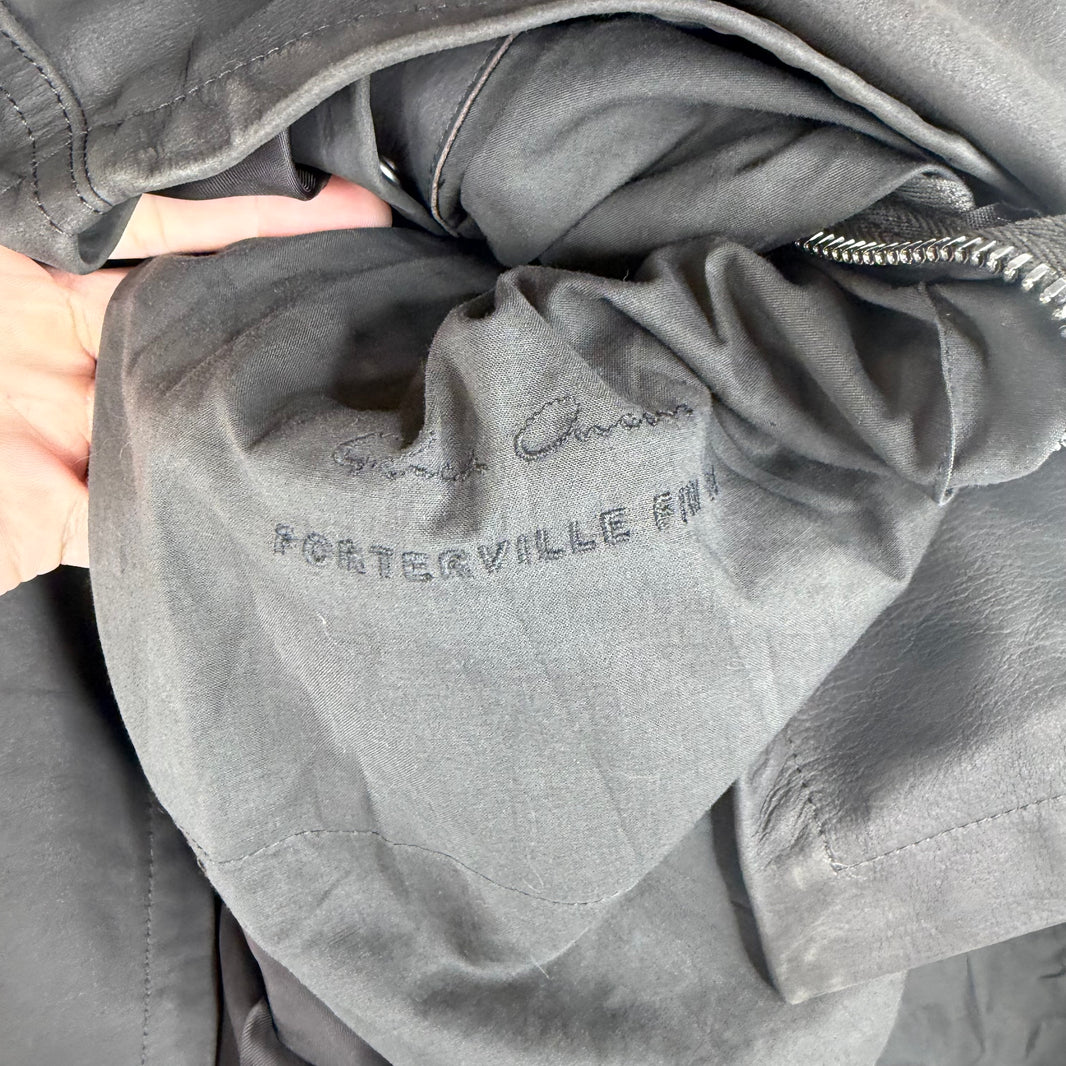 Rick Owens Western Leather Overshirt