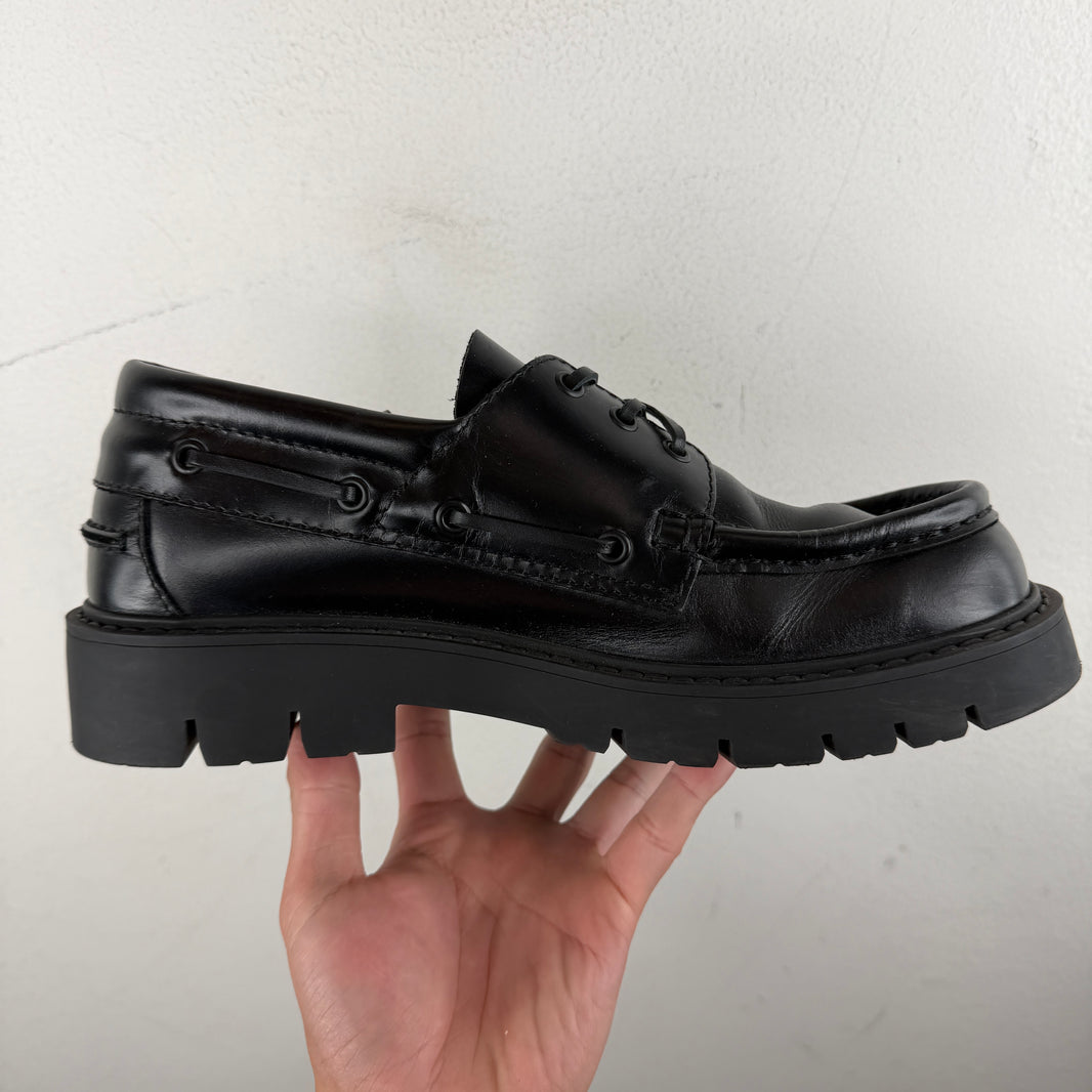 Bottega Veneta Haddock Boat Shoes