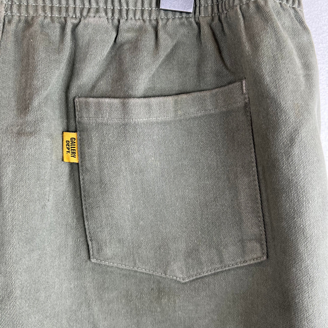 Gallery Dept Olive Logo Shorts