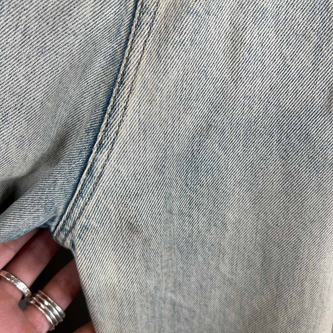 Balenciaga Size Sticker Baggy Denim Jeans
