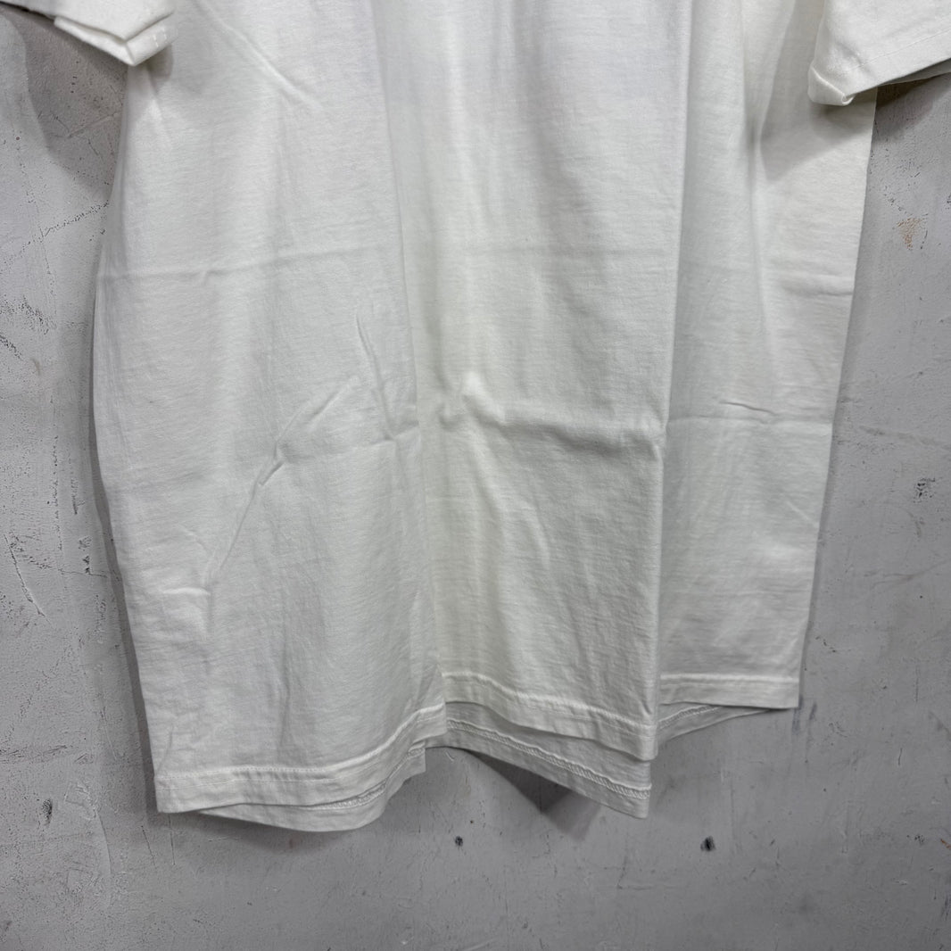 Stussy x Our Legacy Orange Embroidered T-Shirt