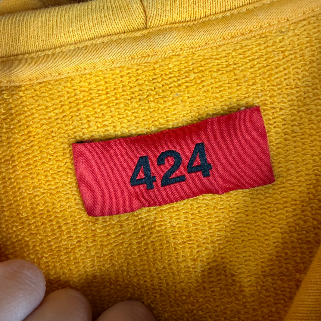 424 Yellow Soccer Hoodie