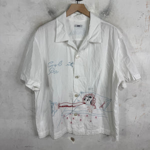 Bode Cool It Embroidered Shirt