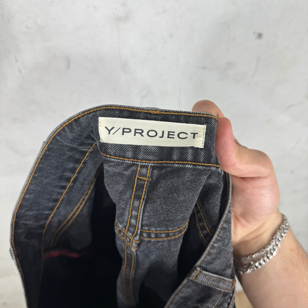 Y/Project Charcoal Wire Jeans