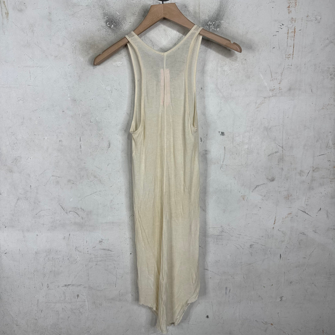 Rick Owens Forever Cream Tank Shirt