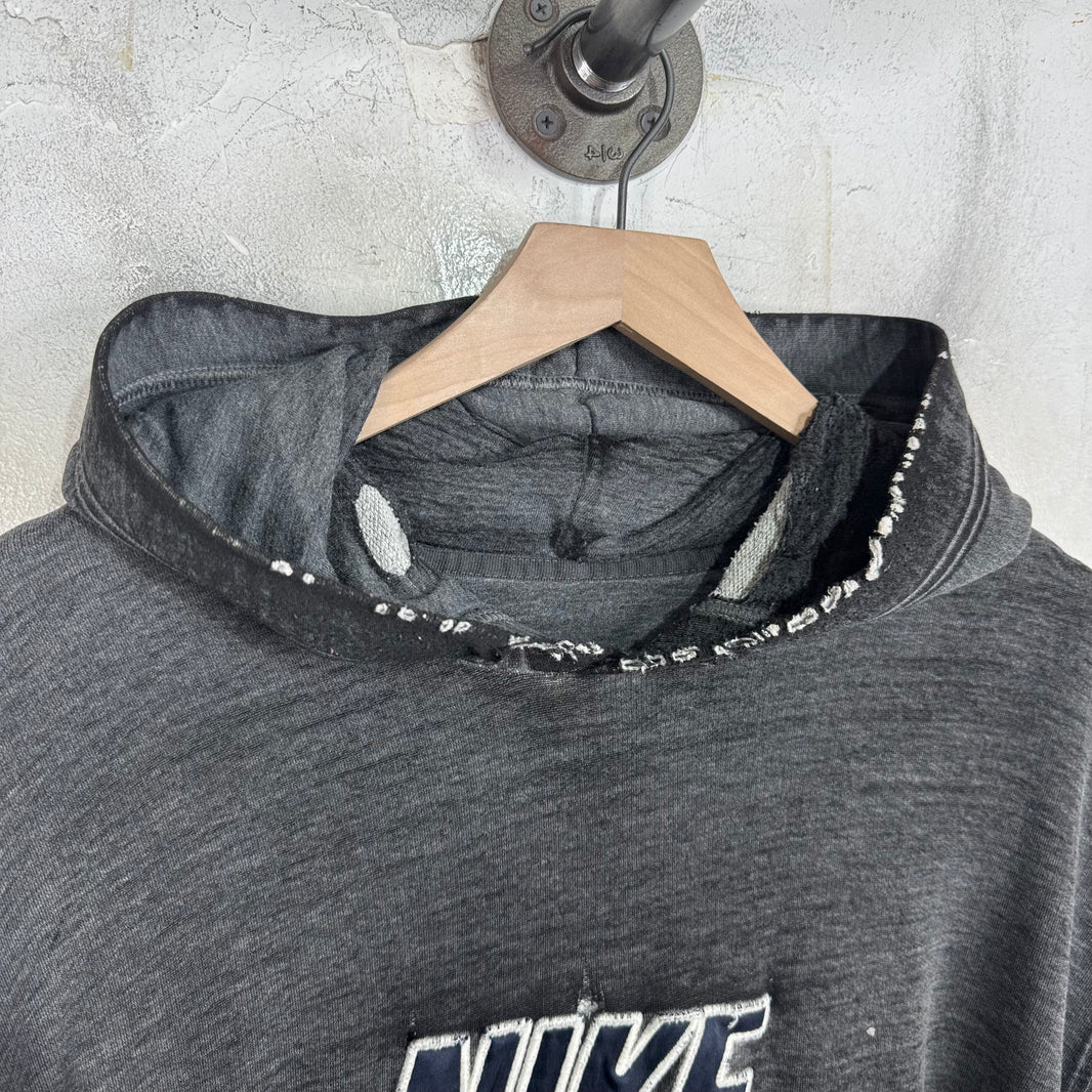 Vintage Thrased Nike Logo Hoodie