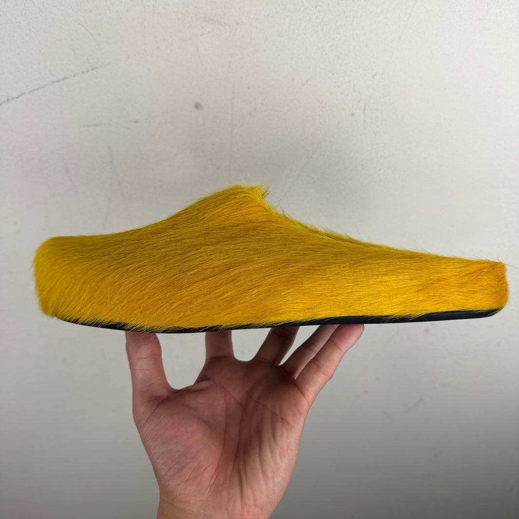 Marni Yellow Fussbett Mules