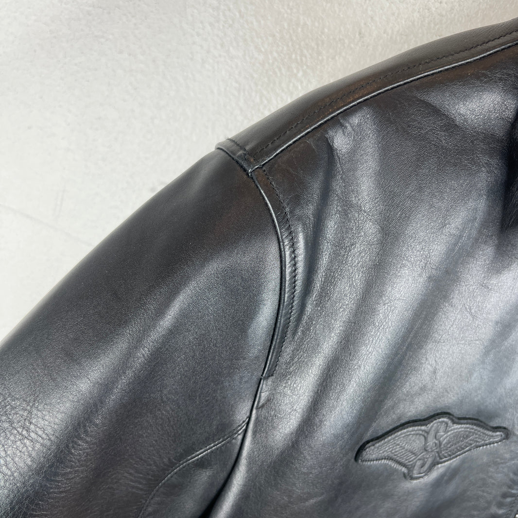 Stussy S Wing Leather Jacket