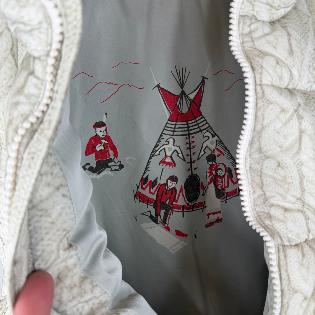 Kapital Weave Printed Puffer Vest