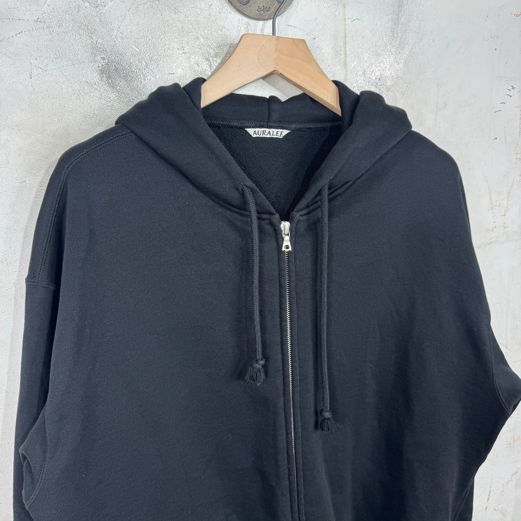 Aura Lee Black Zip Up Hoodie