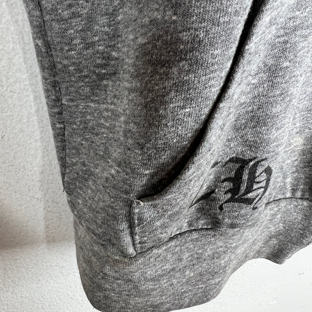 Chrome Hearts Grey Plus Zip-Up Hoodie