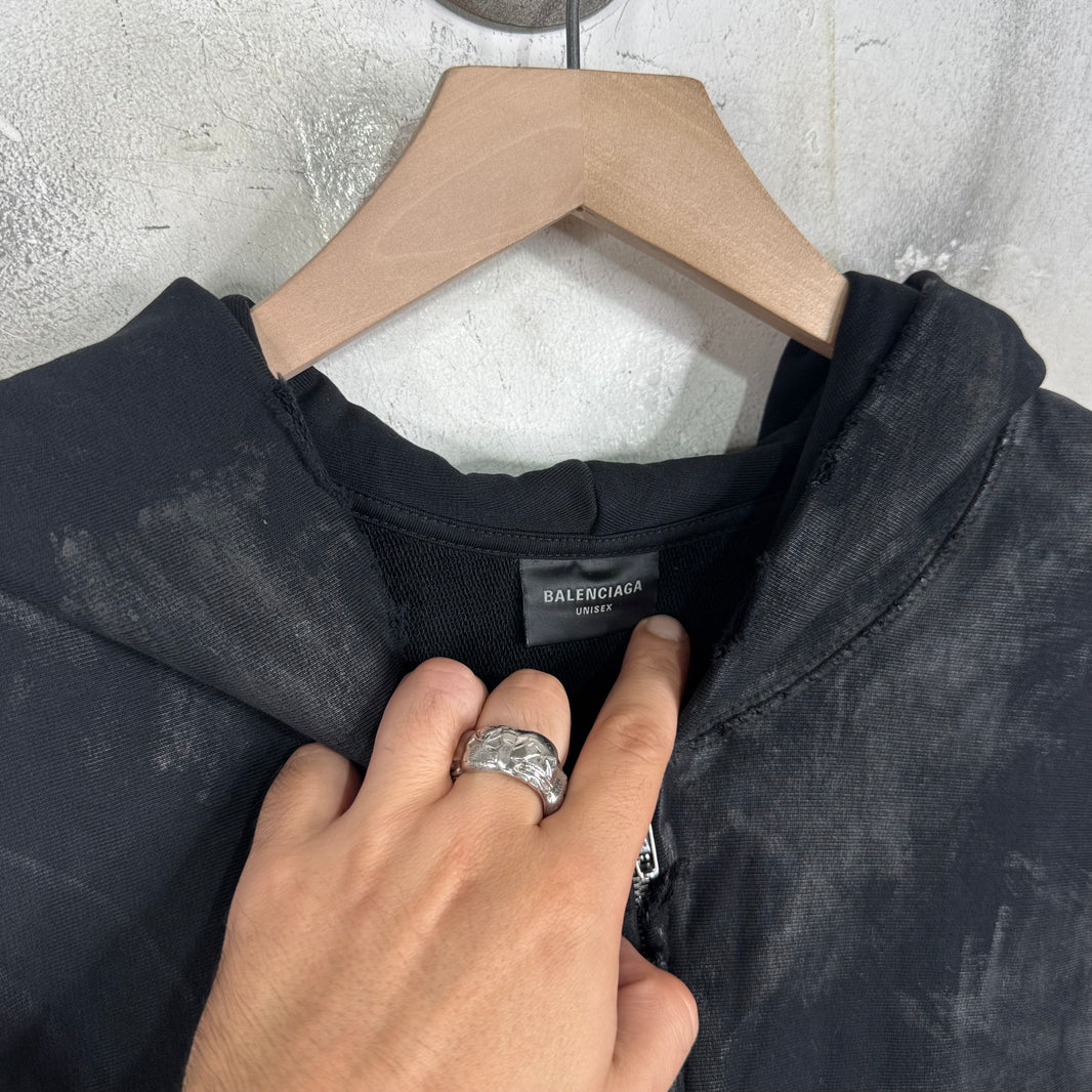 Balenciaga Campaign Mud Gaffer Zip Hoodie
