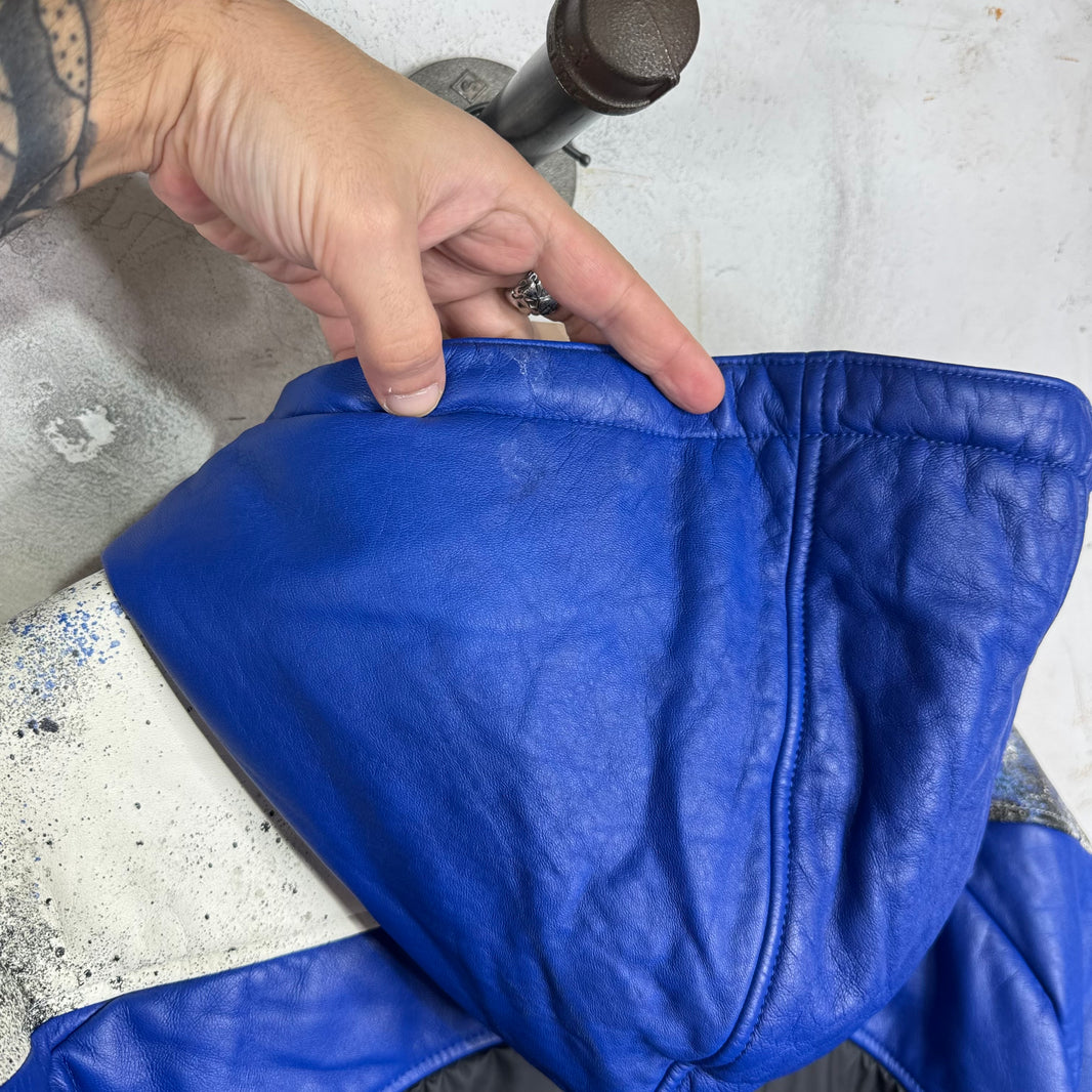 Louis Vuitton Leather Paneled Painter Down Jacket