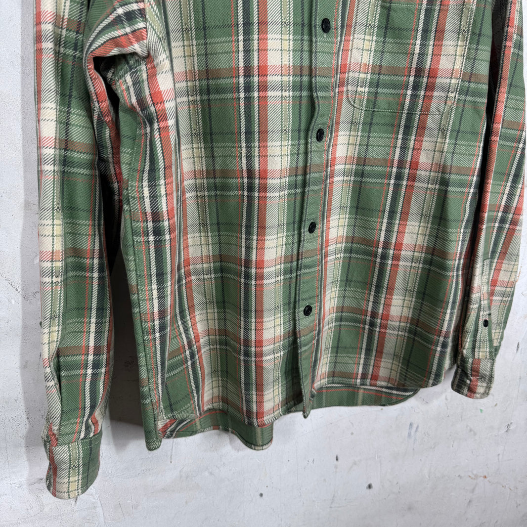 Stussy Green Cotton Flannel